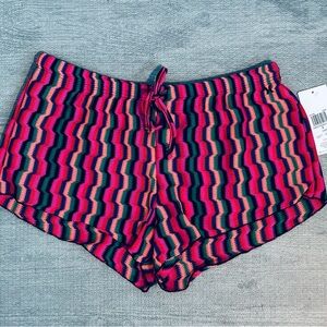 Hurley zumba electric pink knit shorts size S new with tags